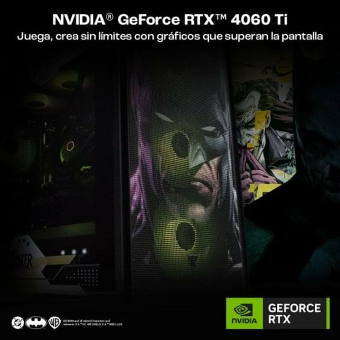 PC de Sobremesa PcCom 32 GB RAM 1 TB SSD Nvidia Geforce RTX 4060 2