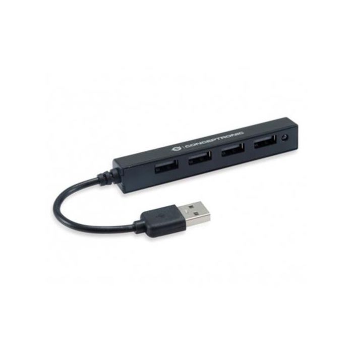 Hub USB Conceptronic HUBBIES05B Negro