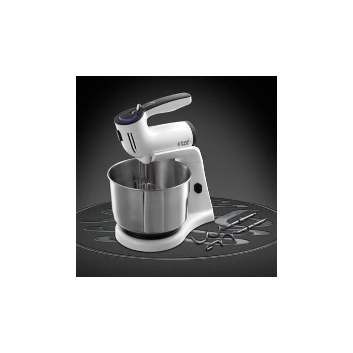 Russell Hobbs Batidora Amasadora Fija y de Mano Aura, 5 Velocidades con Función Turbo, Cuenco de Acero Inoxidable 3.5L 2 Russell Hobbs Batidora Amasadora Fija y de Mano Aura, 5 Velocidades con Función Turbo, Cuenco de Acero Inoxidable 3.5L 2
