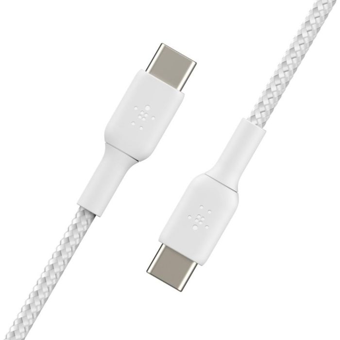 Cable USB-C Belkin CAB004BT1MWH Blanco 1 m 1 Cable USB-C Belkin CAB004BT1MWH Blanco 1 m 1