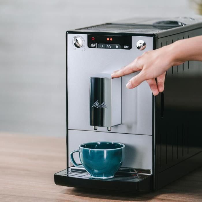 MELITTA E950-103 Máquina de espresso automática con molinillo Caffeo Solo - Plata 2 MELITTA E950-103 Máquina de espresso automática con molinillo Caffeo Solo - Plata 2