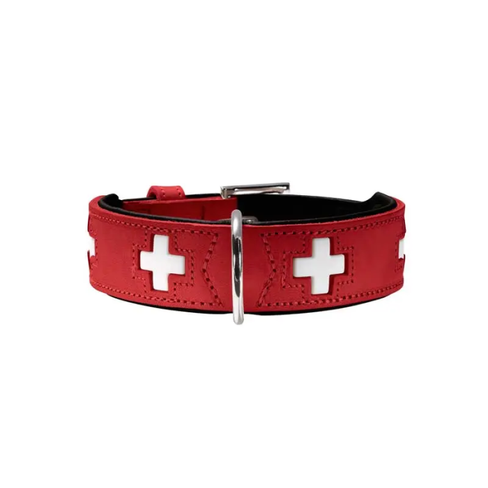 Collar para Perro Hunter Swiss Rojo/Negro (47-54 cm)
