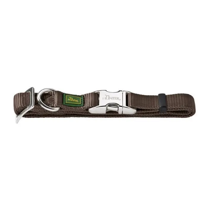 Collar para Perro Hunter Alu-Strong Marrón Talla L (45-65 cm)