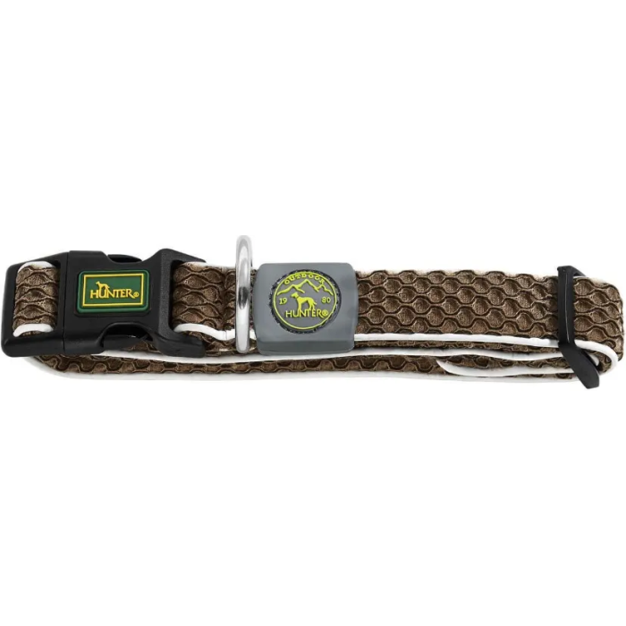 Collar para Perro Hunter Plus Hilo Marrón Talla L Brown (40-60 cm)