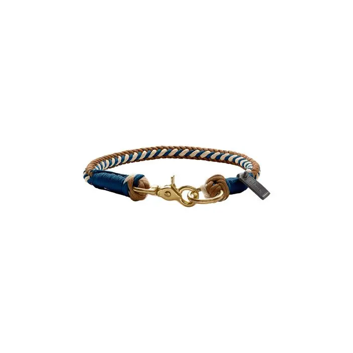 Collar Tinnum Cuerda Azul-Beige 40-S-M