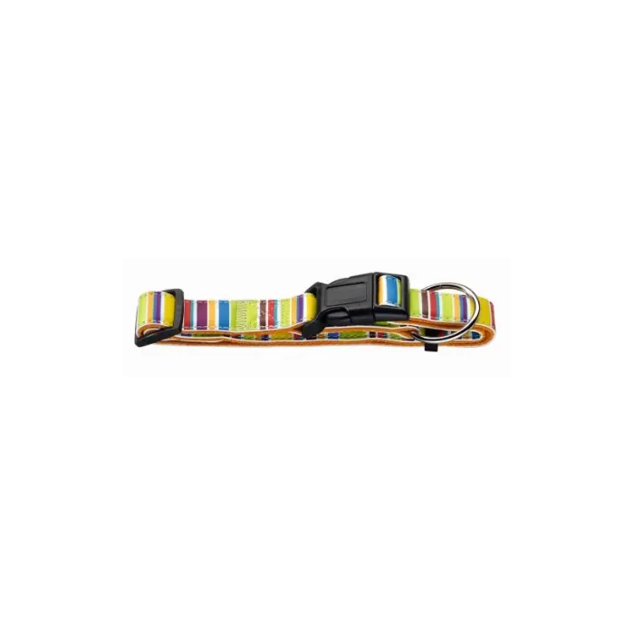 Collar Fancy Stripes Vario Plus Nylon Multicolor* T-L