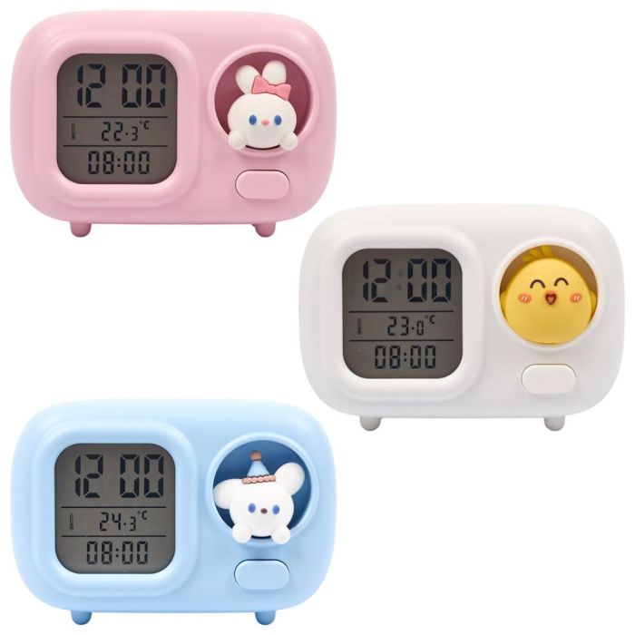 Be Mix Despertador Kawaii, Colección Kawaii, Modelos Surtidos (Perro, Pollito, Conejo) 2