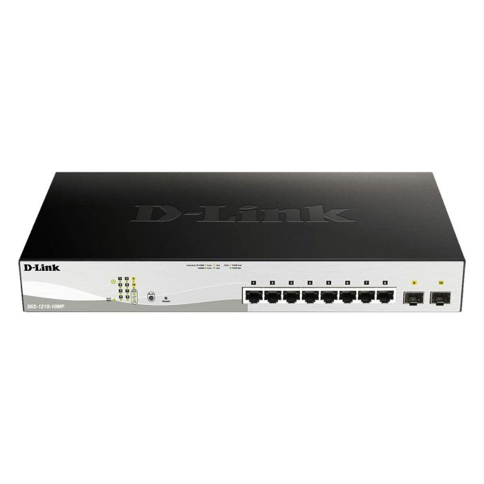D-Link DGS-1210-10MP Switch Gestionado Gigabit Ethernet 8 Puertos PoE (130W) + 2 Puertos SFP 0 D-Link DGS-1210-10MP Switch Gestionado Gigabit Ethernet 8 Puertos PoE (130W) + 2 Puertos SFP 0
