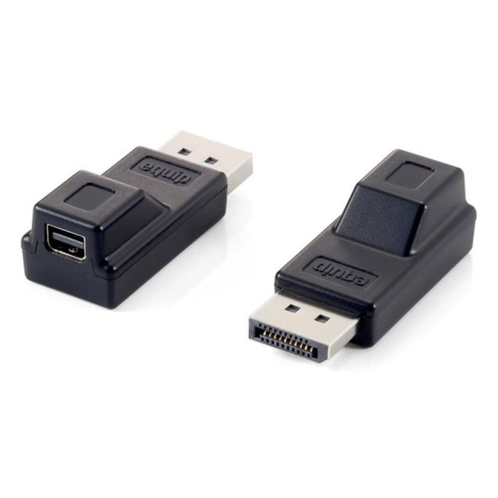 Equip 118916 Adaptador DisplayPort a Mini DisplayPort, Negro