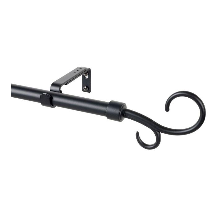 Cintacor - Stor Planet Kit barra cortina báculo extensible 110-200cm negro 3 Cintacor - Stor Planet Kit barra cortina báculo extensible 110-200cm negro 3