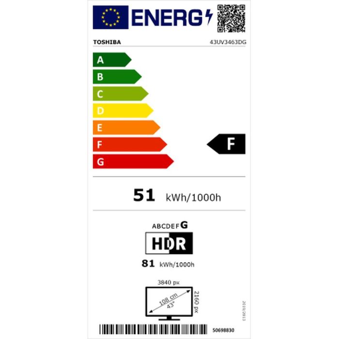 Smart TV Toshiba 43UV3463DG 4K Ultra HD 43" D-LED 1 Smart TV Toshiba 43UV3463DG 4K Ultra HD 43" D-LED 1