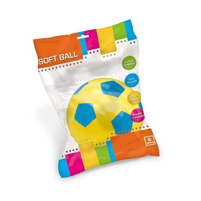 Unice Pelota Foam Soft Football Pentagonos 200mm Multicolor para Niños de 1 a 10 Años 3