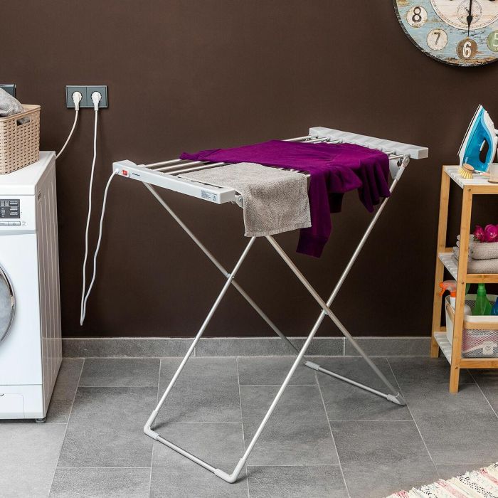Tendedero Eléctrico Plegable Dryak InnovaGoods 8 Barras 120 W 6