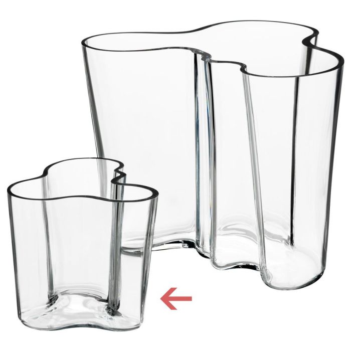 Jarrón Clear Iittala altura 9,5 cm (2 Unidades) 1