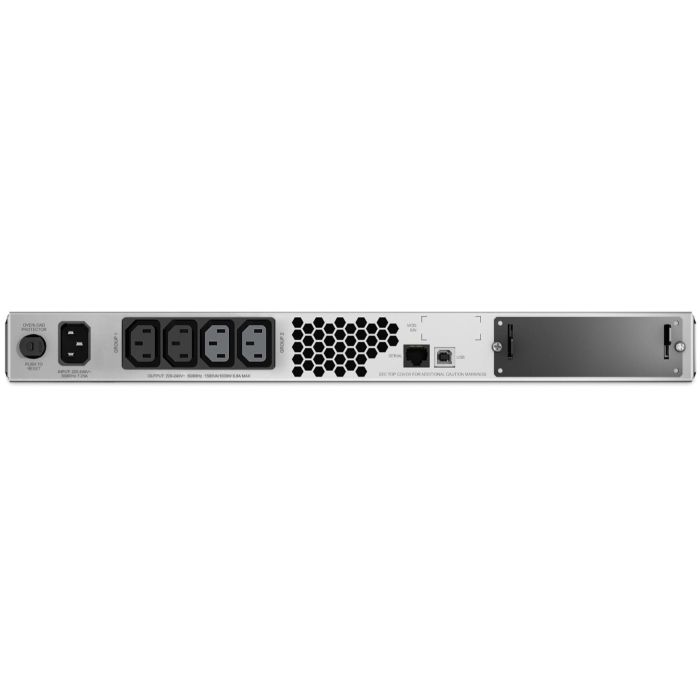 APC SMT1500RMI1U UPS Smart-UPS Line Interactive 1500 VA / 1000 W Senoidal Rack 1U - 4 Salidas C13 USB RJ45 2
