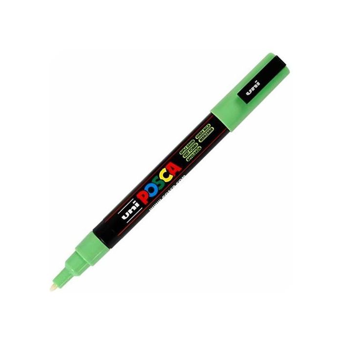 POSCA PC-3M Marcador Punta Cónica 0,9 - 1,3 mm Verde Manzana - Tinta Base Agua No Permanente POSCA PC-3M Marcador Punta Cónica 0,9 - 1,3 mm Verde Manzana - Tinta Base Agua No Permanente