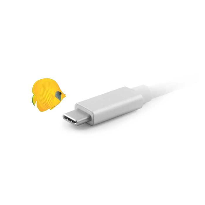 Hub USB C CoolBox COO-HUC3U3PD Aluminio Blanco 2 Hub USB C CoolBox COO-HUC3U3PD Aluminio Blanco 2