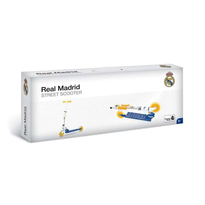 Patinete aluminio real madrid 2 ruedas 80x55,5x9,5 cm Patinete aluminio real madrid 2 ruedas 80x55,5x9,5 cm