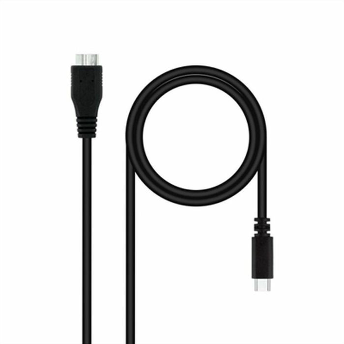 Cable USB a micro USB NANOCABLE 10.01.1201-BK Negro 1 m (1 unidad) 0 Cable USB a micro USB NANOCABLE 10.01.1201-BK Negro 1 m (1 unidad) 0