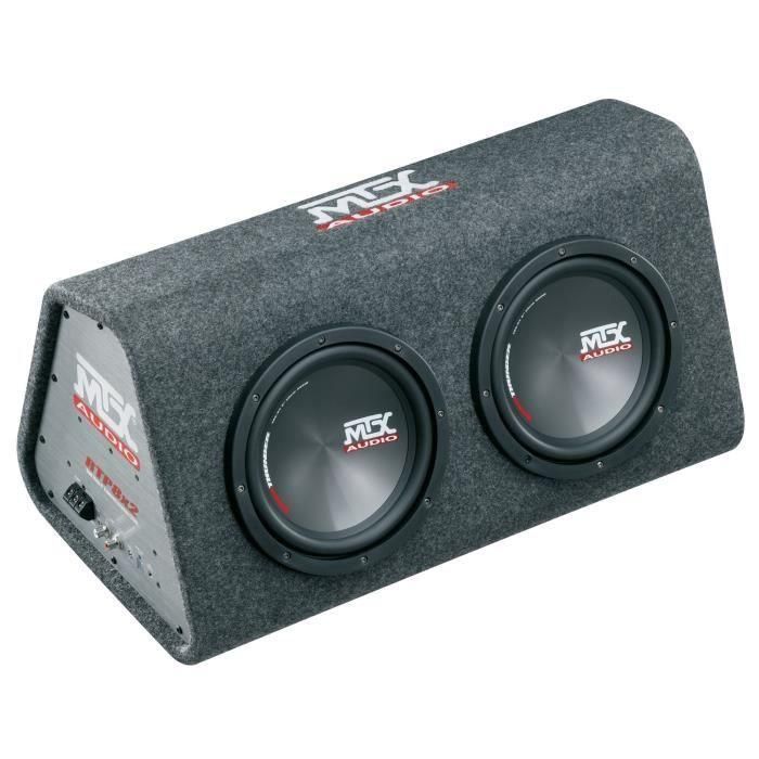 MTX Audio MTX0715442560080 Subwoofer Reflex Activo con 2 altavoces de 20 cm, Amplificador Clase D 240W RMS, Filtro Activo, Mando a Distancia 2