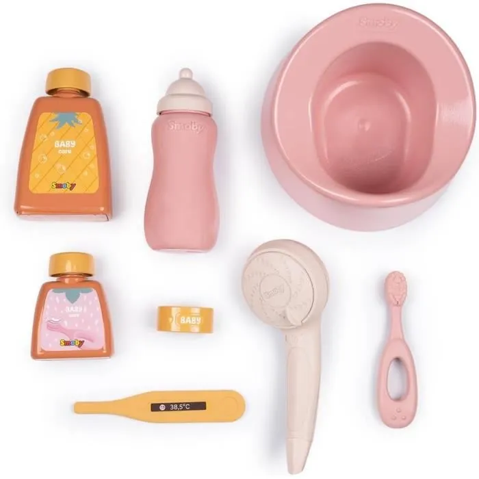 Smoby SMO3032160113440 Set de Bañera y Accesorios Baby Nurse para Niños a partir de 3 Años 1