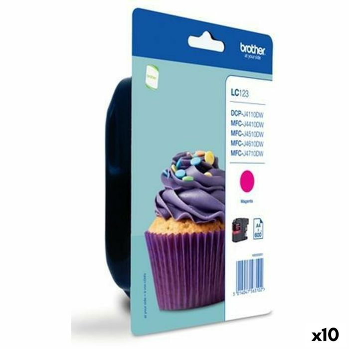 Cartucho de Tinta Original Brother MFC-J4410DW/MFC-J4510DW Magenta (10 Unidades) Cartucho de Tinta Original Brother MFC-J4410DW/MFC-J4510DW Magenta (10 Unidades)