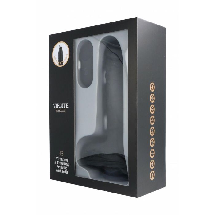 Consolador Realista Virgite R13 Negro 20 cm 3 Consolador Realista Virgite R13 Negro 20 cm 3