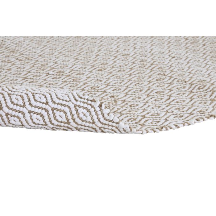 Alfombra Balines DKD Home Decor Natural Blanco 1 x 230 x 150 cm 4 Alfombra Balines DKD Home Decor Natural Blanco 1 x 230 x 150 cm 4