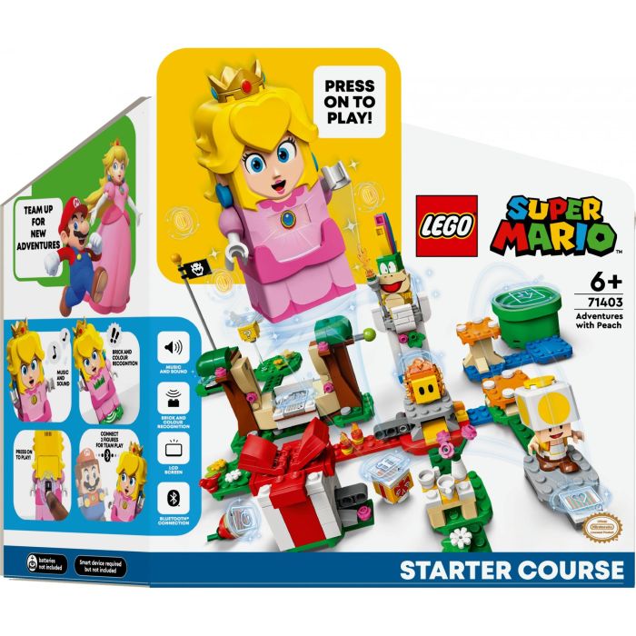 LEGO 71403 Super Mario Aventuras con Peach – Set Inicial con Figura Interactiva, Toad y Lemmy 7 LEGO 71403 Super Mario Aventuras con Peach – Set Inicial con Figura Interactiva, Toad y Lemmy 7