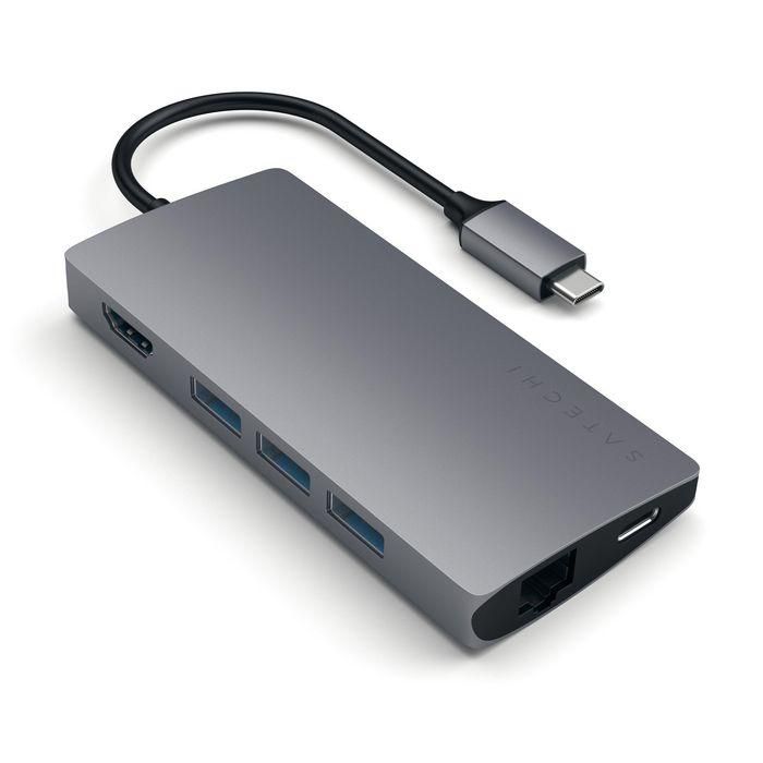 Satechi TYPE-C MULTI-PORT ADAPTER WITH ETHERNET V2 Satechi TYPE-C MULTI-PORT ADAPTER WITH ETHERNET V2