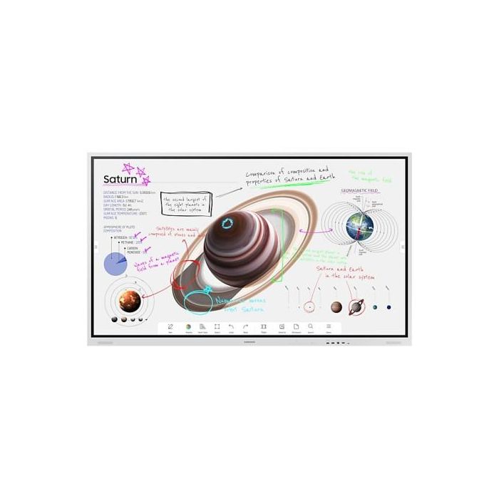 Samsung Monitor Táctil 4K 85" WM85B Flip 2.0, 60Hz D-LED, Resolución 3840x2160, USB-C, Tizen 6.5, LH85WMBWLGCXEN Samsung Monitor Táctil 4K 85" WM85B Flip 2.0, 60Hz D-LED, Resolución 3840x2160, USB-C, Tizen 6.5, LH85WMBWLGCXEN