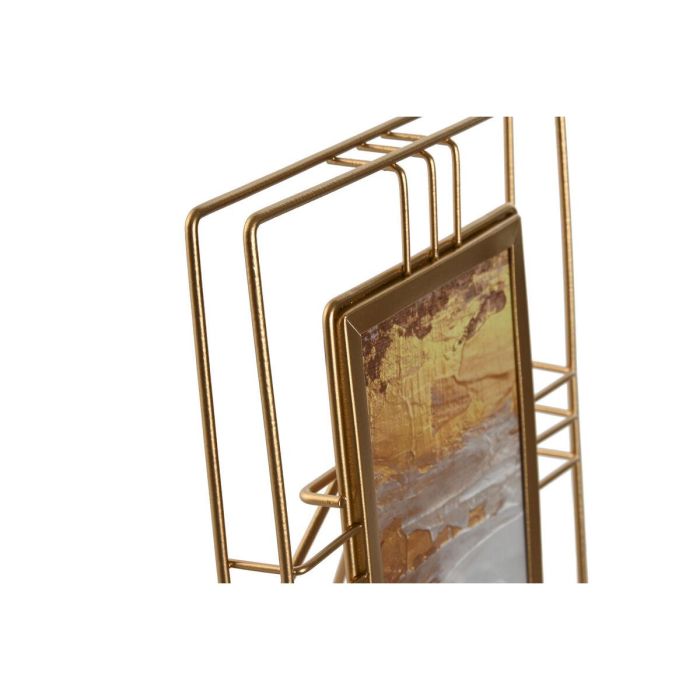 Marco Foto 10X15 Glam DKD Home Decor Dorado 2.5 x 22.5 x 17.5 cm 2