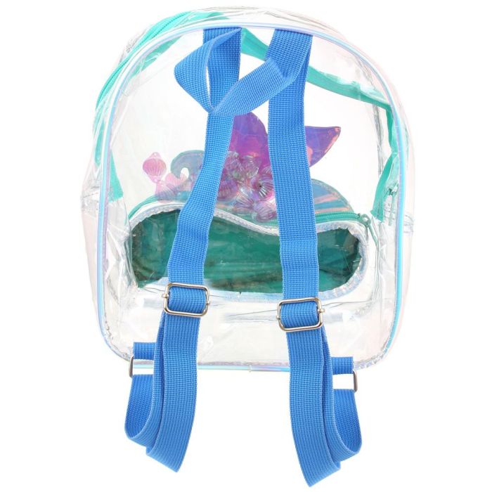 The Concept Factory Mochila Infantil Sirena Transparente PVC 4