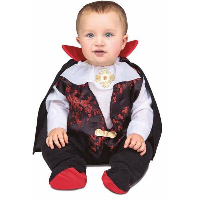 My Other Me Disfraz Baby Drácula Talla 12-24 meses para Bebé con Mono y Capa de Poliéster Negro My Other Me Disfraz Baby Drácula Talla 12-24 meses para Bebé con Mono y Capa de Poliéster Negro