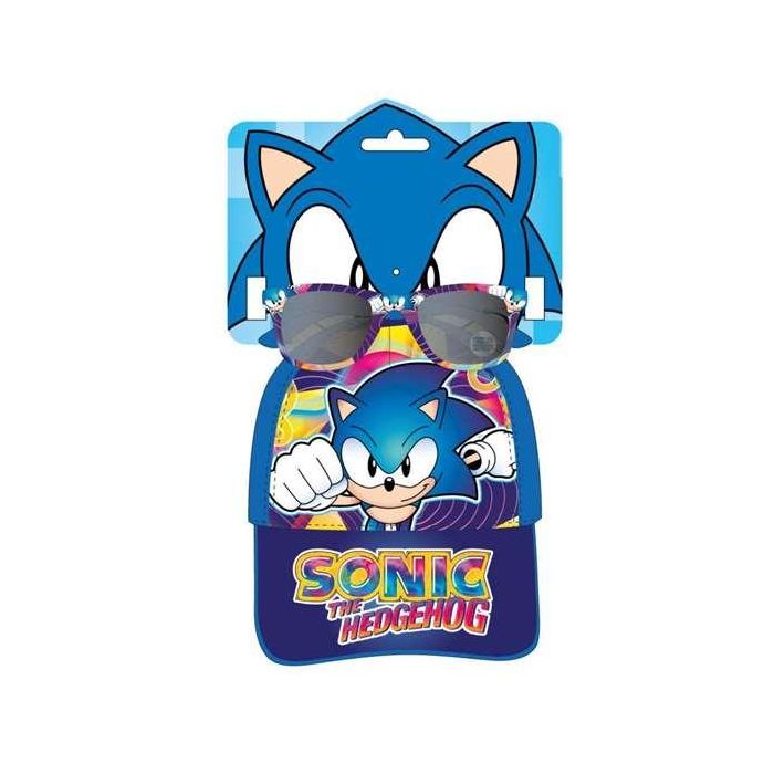 Cerdá Gorra y Gafas de Sol Infantil Sonic The Hedgehog 53 cm para Niños Mayores de 3 Años Color Azul 0 Cerdá Gorra y Gafas de Sol Infantil Sonic The Hedgehog 53 cm para Niños Mayores de 3 Años Color Azul 0