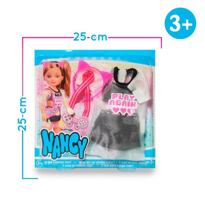 Famosa Naca0000 Conjunto de Ropa Muñeca Nancy A Trendy Look Day con Diadema y Bolso 1 Famosa Naca0000 Conjunto de Ropa Muñeca Nancy A Trendy Look Day con Diadema y Bolso 1