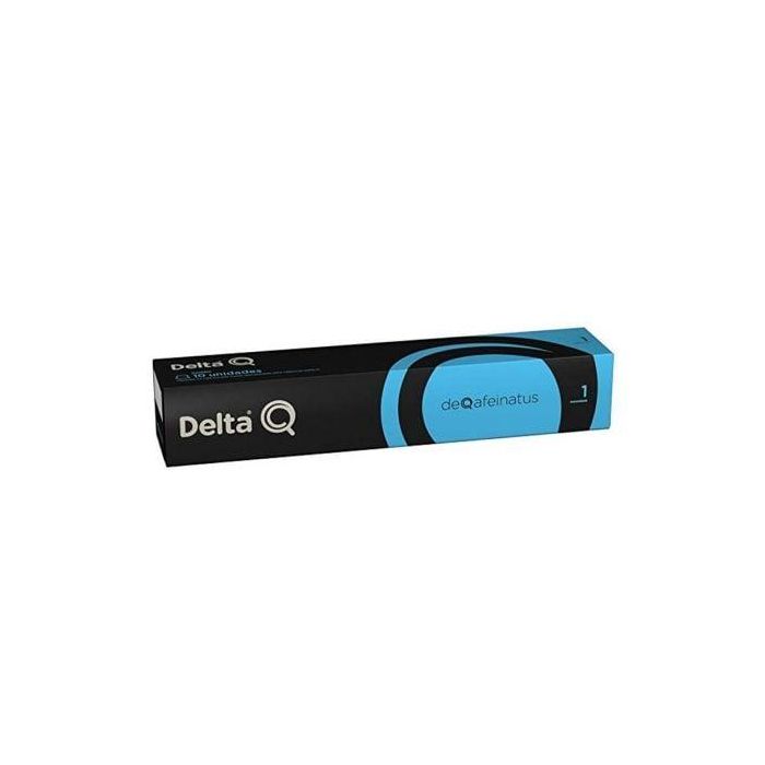 Delta Q 5028329 Cápsulas de Café DeQafeinatus sin cafeína con notas de caramelo y nuez tostada para cafeteras Delta, Caja de 10 0 Delta Q 5028329 Cápsulas de Café DeQafeinatus sin cafeína con notas de caramelo y nuez tostada para cafeteras Delta, Caja de 10 0