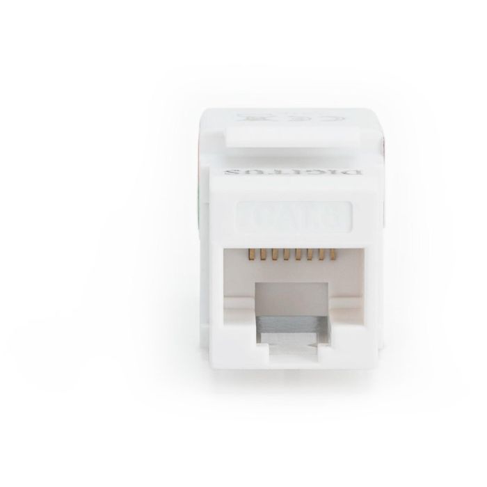Digitus DN-93601 Keystone Jack CAT 6 Sin Apantallar, RJ45 a LSA, Rendimiento 250 MHz, Negro 5