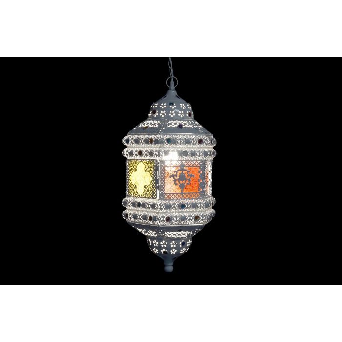 Lampara Techo Arabe DKD Home Decor Dorado Multicolor 28 x 58 x 28 cm 1 Lampara Techo Arabe DKD Home Decor Dorado Multicolor 28 x 58 x 28 cm 1