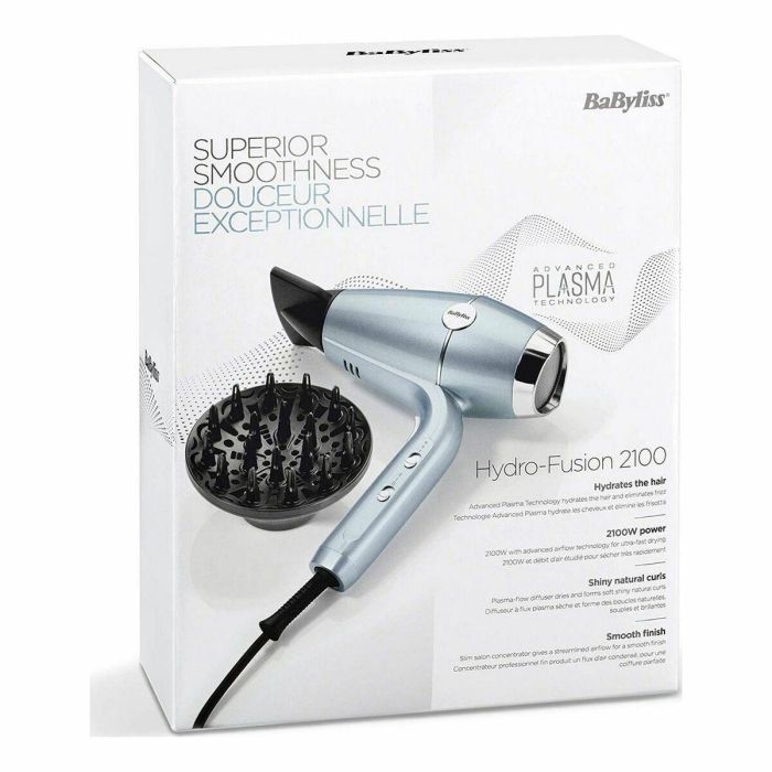 Secador de Pelo Babyliss Azul Metalizado 2100 W 2