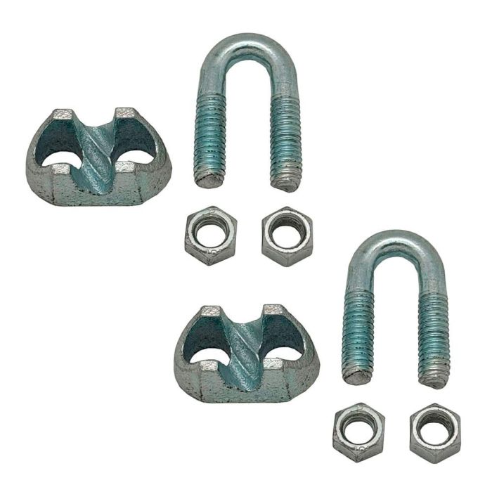 Sujetacable din-741 sjt01, acero galvanizado, m4, 1/8". 2 unidades