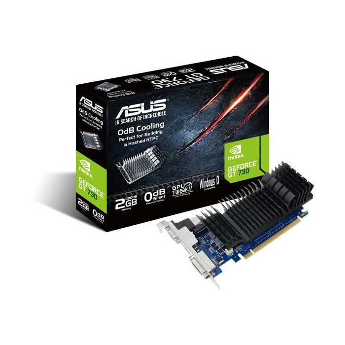 Tarjeta Gráfica Asus 90YV06N2-M0NA00 2 GB GDDR5 902 MHz NVIDIA GeForce GT 730 2 GB GDDR5 1