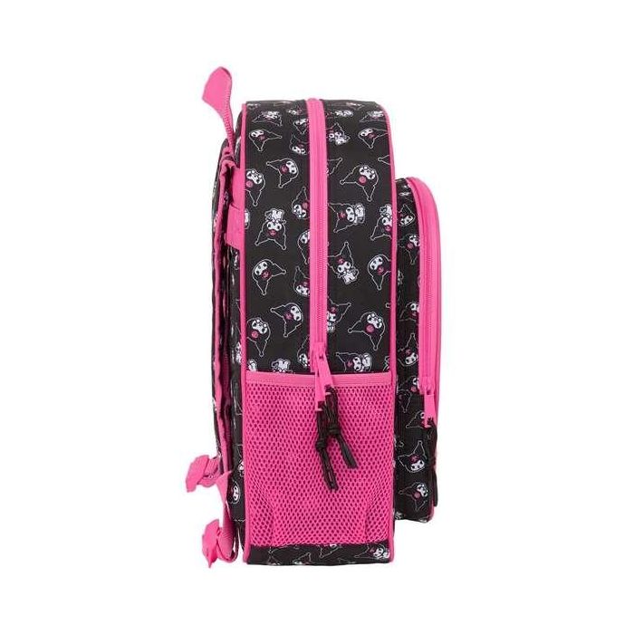 Safta Mochila Junior Adaptable a Carro Kuromi 380x320x120 mm 2 Safta Mochila Junior Adaptable a Carro Kuromi 380x320x120 mm 2