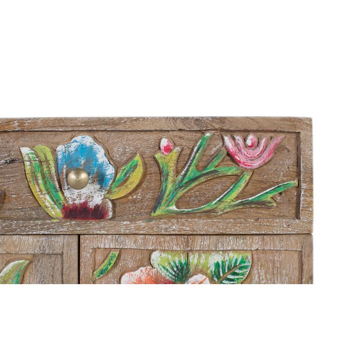 Giner y Colomer Mueble Auxiliar de Madera de Mango Pintado a Mano con Cajón y Puertas 5