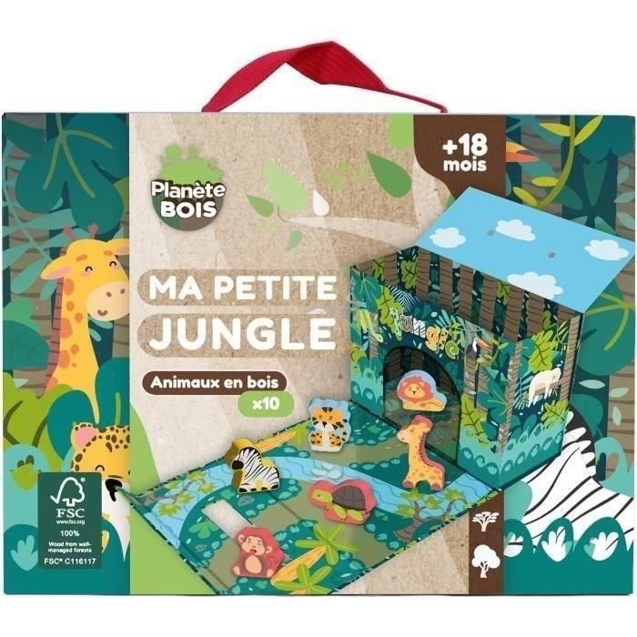 Safari Playhouse - PLANeTE BOIS - FSC - 10 piezas - Juego infantil - A partir de 18 meses 4 Safari Playhouse - PLANeTE BOIS - FSC - 10 piezas - Juego infantil - A partir de 18 meses 4