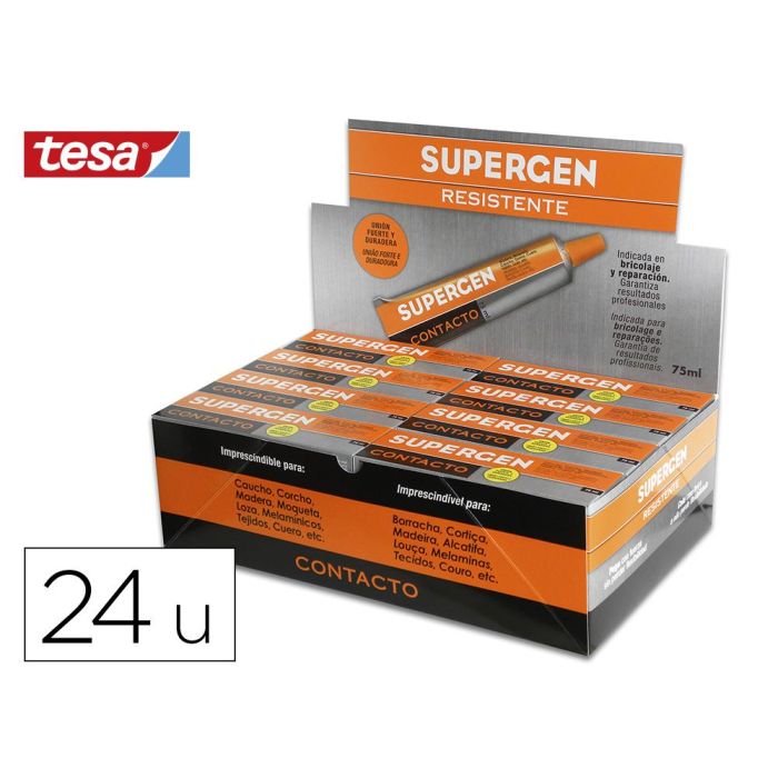 Pegamento Supergen Contacto 75 mL Unidad 24 unidades