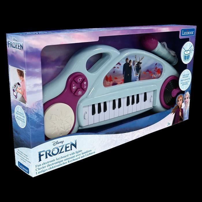Lexibook LEXK704FZ Piano electrónico infantil Frozen con efectos de luz 4 Lexibook LEXK704FZ Piano electrónico infantil Frozen con efectos de luz 4