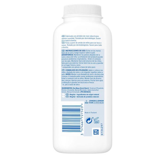 Johnson'S Baby Baby Natural Polvo De Talco 200 gr 1 Johnson'S Baby Baby Natural Polvo De Talco 200 gr 1