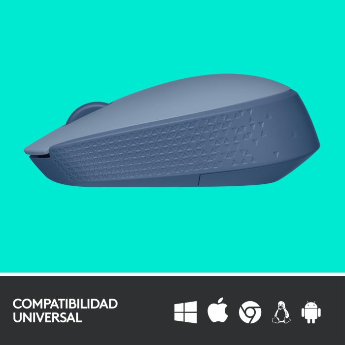 LOGITECH MOUSE RATON M171 OPTICO WIRELESS INALAMBRICO GRIS AZULADO 8 LOGITECH MOUSE RATON M171 OPTICO WIRELESS INALAMBRICO GRIS AZULADO 8