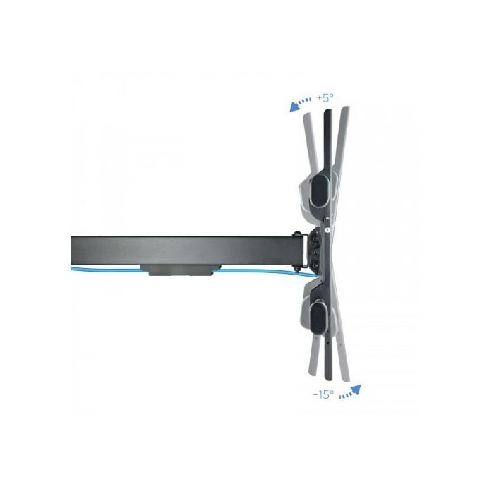 Tooq Soporte de Pared Orientable/Inclinable LP4380XL-B para TV de 43-80" hasta 50kg con Extensión y Gestión de Cables 5 Tooq Soporte de Pared Orientable/Inclinable LP4380XL-B para TV de 43-80" hasta 50kg con Extensión y Gestión de Cables 5